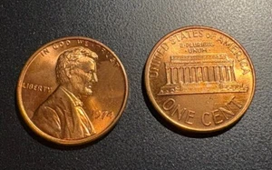 1974 P Lincoln Memorial (Red) Uncirculated - Picture 1 of 1