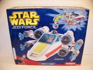 PLAYSKOOL STAR WARS JEDI FORCE LUKES X-WING 2004 NIB WORKS - Picture 1 of 2