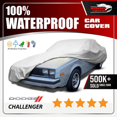 Cubierta de coche Dodge Challenger 6 capas equipada exterior a prueba de agua lluvia nieve sol polvo Foto 1 de 4