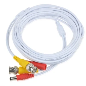 25ft BNC Video Power Wire Cord for Samsung Camera Cable 1080P 720P 960H ETC - Picture 1 of 5