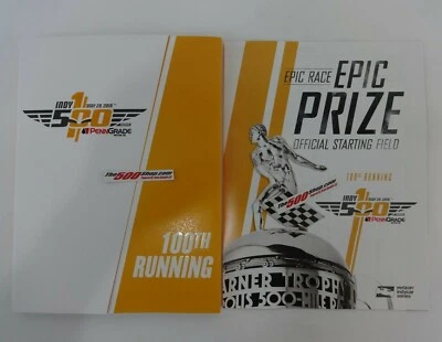 100th Running 2016 Indianapolis 500 Program w / Insert Starting Line-Up - Image 1 of 4