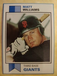 1993 SCD Pocket Price Guide Multi-Sport Matt Williams # 94