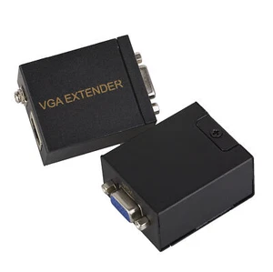VGA Video Extender Over Cat 6 Ethernet Network Cable 60M Transmission Adapter - Picture 1 of 9