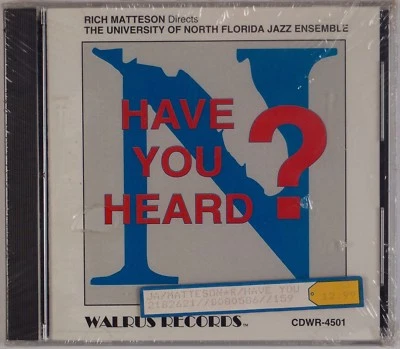 UNIVERSITY OF NORTH FLORIDA JAZZ ENSEMBLE: Rich Matteson SEALED Sea Breeze CD Foto 1 de 2