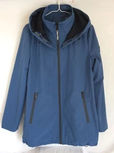 Calvin Klein Hooded Blue Jacket Women Small - Bild 1 von 9