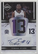 2011-12 Panini Limited Prime /25 Tyreke Evans #8 Auto