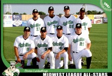 2007 Clinton Lumberkings Update Grandstand #1 Broc Coffman, K.C. Herren +6 Card