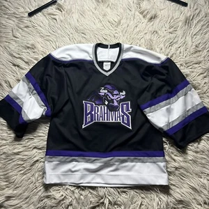 Größe Erwachsene Medium - Vintage Fort Worth Brahmas CHL Hockey Trikot - Bild 1 von 9