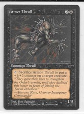 MTG FALLEN EMPIRES --- ARMOR THRULL (v4) X4 --- Common! NM! Magic the Gathering!