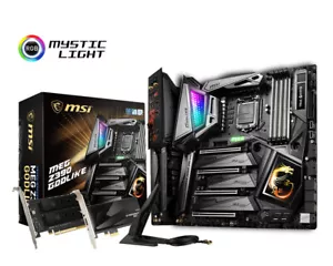 MSI MEG Z390 GODLIKE Motherboard Intel Z390 LGA 1151 DDR4 3 x M.2 E-ATX USB 3.1 - Picture 1 of 6