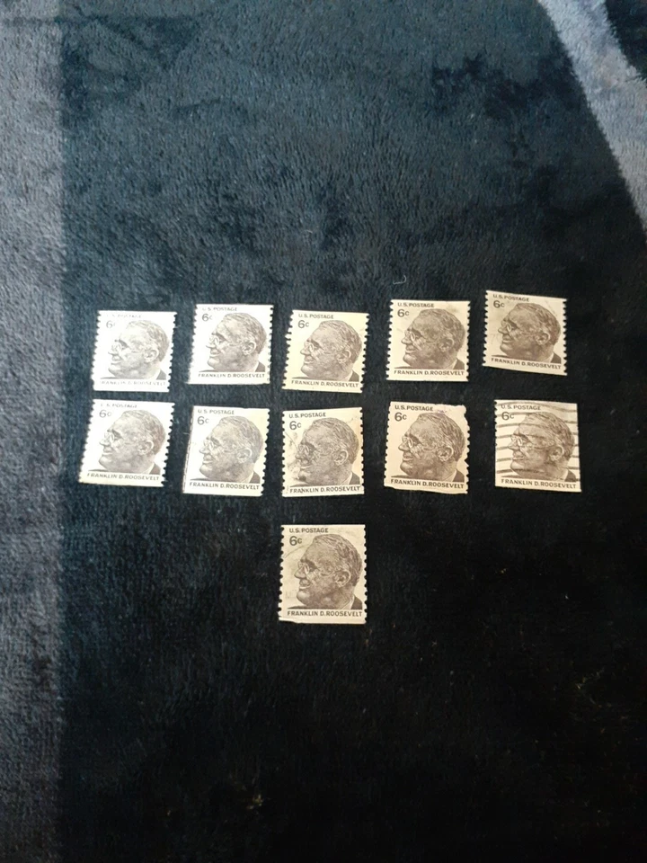 Franklin D. Roosevelt- 6cent U.S.Postage Vintage "RARE" Stamp...$800.00Each I... - Image 1 of 1