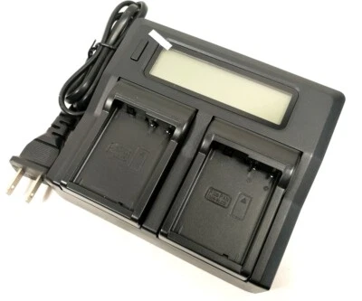 Cargador de batería LCD rápido para Panasonic DMC-G5 DMC-G6 DMC-G7 Lumix DMW-BLC12PP Foto 1 de 4