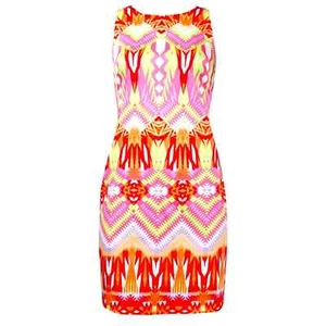 London Times Dress Womens Size 4 Small sheath Honey Fire NWT - Picture 1 of 8