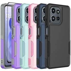 For Motorola Moto G Power 5G 2025 2024 2023 Case Shockproof Cover + Glass Screen - Picture 1 of 65