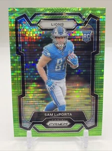 Pulsar Prizm #332 Sam LaPorta Rookie RC 2023 Panini Prizm verde neón - Imagen 1 de 4