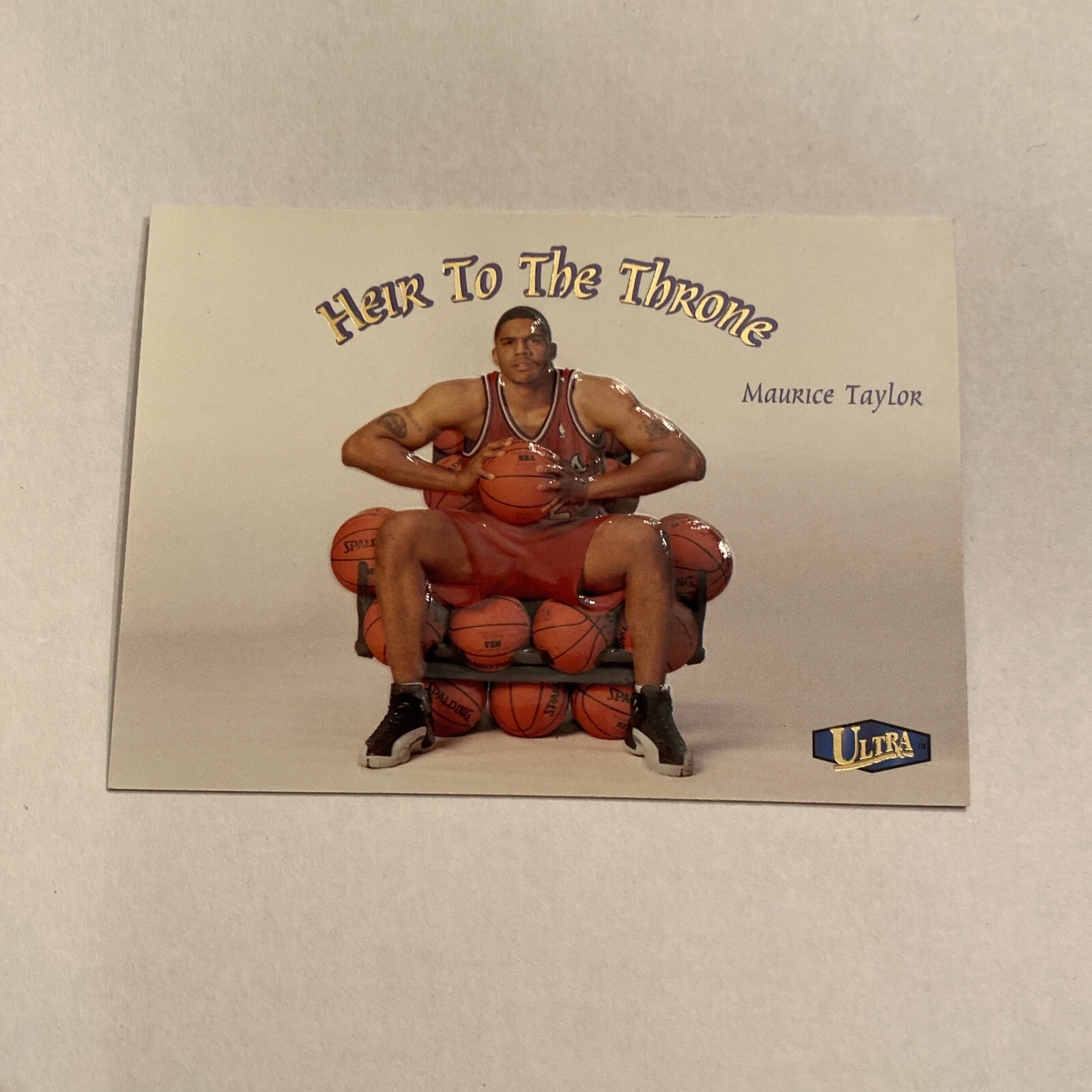1997-98 Fleer Ultra Heir to the Throne Maurice Taylor #13HT Rookie RC