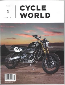 CYCLE WORLD MAGAZINE For Motorcycle Enthusiast Issue 1 2019 ~ Box C - Picture 1 of 1