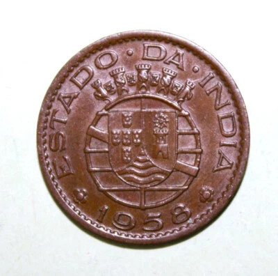 S7 - Portugal - Portuguese India 30 Centavos 1958 AU / Unc. Coin - Tiny Towers - Image 1 of 2