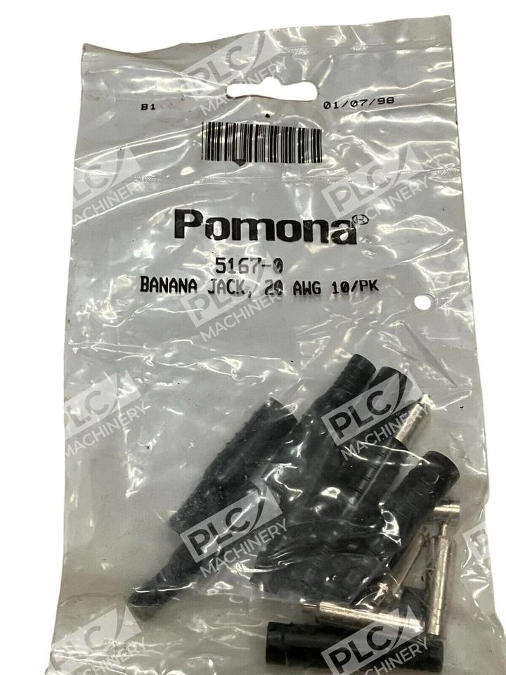 Pomona 20AWG 10/PK Banana Jack 5167-0 - Image 1 of 2