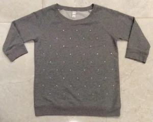 Girls’ Old Navy Embellished Sweatshirt, Size XLarge - Picture 1 of 4