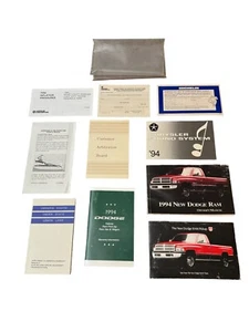 1994 DODGE NEW RAM TRUCK OWNERS MANUAL & QUICK REF & SOUND SYSTEM - Bild 1 von 11