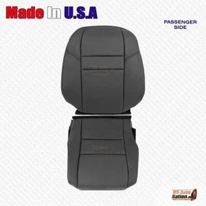 2007 to 2011 For Honda CR-V Passenger Bottom & Top Genuine Leather Cover Black - Picture 1 of 5