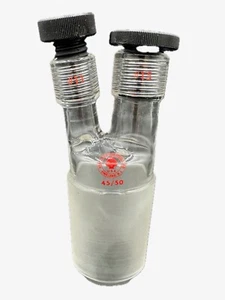 ACE GLASS Twin Ace-Thred #11 #15 Inlet Adapter 45/50 Inner Joint 5031-86 - Picture 1 of 7