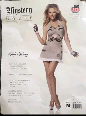 Soft Kitty Big Bang Theory Sz Medium Halloween Costume with Sheldon Doll  - Image 1 of 4