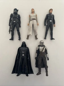 Star Wars Action Figures Set of 6 Darth Vader/Luke/Mandalorian 6 Inch (15.2cm) - Picture 1 of 12