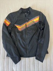 CHAQUETA MOTO HARLEY DAVIDSON MUJER PEQUEÑA POLIÉSTER NEGRA 98165-20VW - Imagen 1 de 12