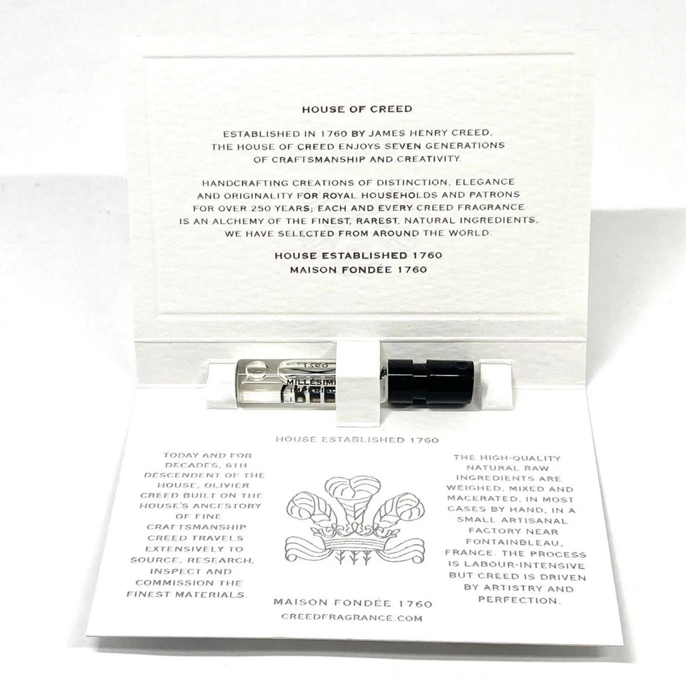 Creed 1760 Millésime Impérial Eau De Parfum Cardado Spray Muestra 0.05 oz / 1.5 ml Foto 1 de 1