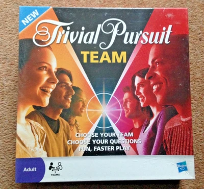 BRAND NEW FACTORY SEALED Hasbro Trivial Pursuit Team Board Game - Image 1 of 2