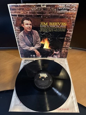 JIM REEVES SONGS TO WARM THE HEART LPM-2001 LP VINYL RECORD B1 VG - Imagem 1 de 4