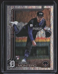 2025 Topps Serie 2 - Keider Montero #665 Brillo Arena (RC) - Imagen 1 de 2
