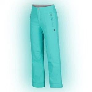 Obermeyer Brooke Pants Insulated Ski Pants Teal Teen Large - Picture 1 of 15