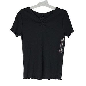 Art Class Girls Short Sleeve Top, Black, Sz Youth XXL(18), NWT - Picture 1 of 7