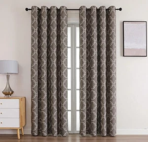 Full Blackout Curtains 96 Inches Long 2 Panels, 52"W x 96"L (Pack of 2) - Picture 1 of 2