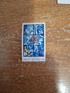 UN-NY-MNH- Single Stamp Art at the UN-Chagall-Scott# 180-Issued 1967  - Picture 1 of 2