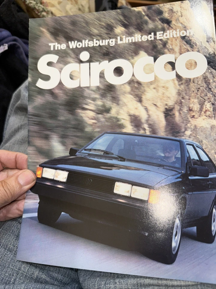 Volkswagen VW Scirocco Wolfsburg 1983 1984 edición limitada folleto de ventas del concesionario Foto 1 de 1