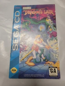 Dragon's Lair Sega CD Instruction Manual Only [Dragons Dragon] - Picture 1 of 3