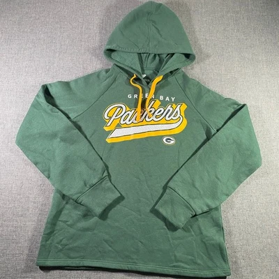 Green Bay Packers Fanatics Mujer Verde Sudadera con Capucha Fútbol NFL Sudadera Mediana Foto 1 de 4