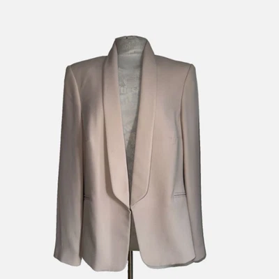 Devernois Paris Blazer Jacket UK 14 FR 46 Pale Pink Tailored Smart Casual Style - Image 1 of 4