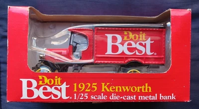 Vintage 1925 Kenworth Do It Best Hardware Die Cast Metal Bank - 1999 Ertl  NIB - Image 1 of 4
