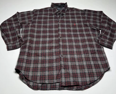 De colección Ralph Lauren Polo Lana Cazadora Sobrecamisa Cuadros Lowell Gruesa Talla XL Foto 1 de 4