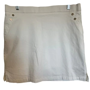 Rafaella Comfort Skort Talla Grande Mujer Blanco - Imagen 1 de 6