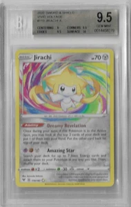 Jirachi 119/185 BGS 9.5 Amazing Rare 2020 Pokemon Vivid Voltage Sub-grades - Picture 1 of 2