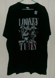 Old Navy Looney Tunes Grafik T-Shirt "That's all Folks" schwarz Tee XXL Neu mit Etikett - Bild 1 von 6
