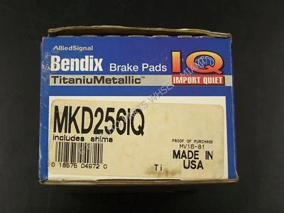 Almohadillas semi metálicas delanteras Bendix MKD256IQ para Honda Wagovan 1,5 L 1986 1987 Foto 1 de 2