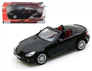 MOTORMAX MERCEDES BENZ SLK55 AMG BLACK 1/24 DIECAST CAR 73200 - Picture 1 of 2