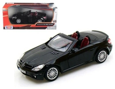 MOTORMAX MERCEDES BENZ SLK55 AMG BLACK 1/24 DIECAST CAR 73200 - Image 1 of 2